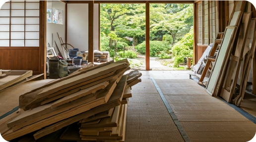 家屋の解体